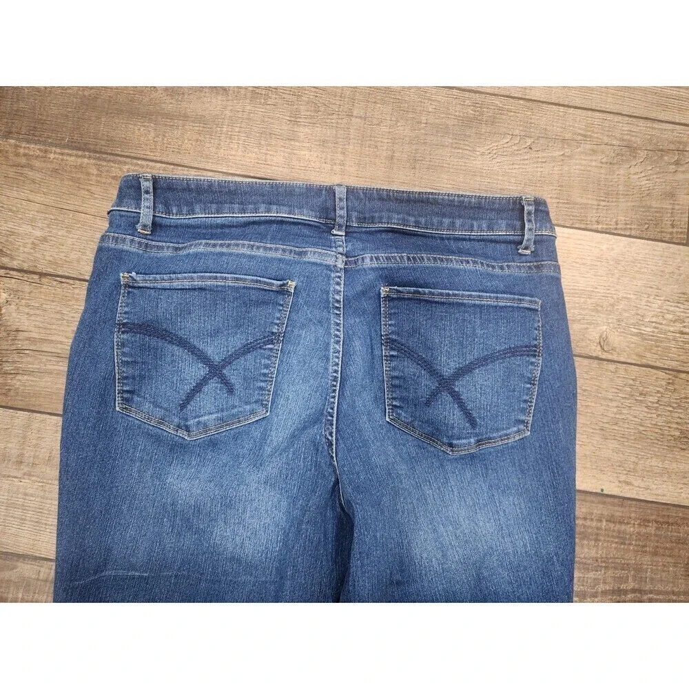 Christopher & Banks Womens Size 10 Blue Solid Modern Fit Jeans